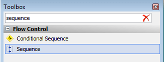 Sequence Activity Toolbox for Sequence