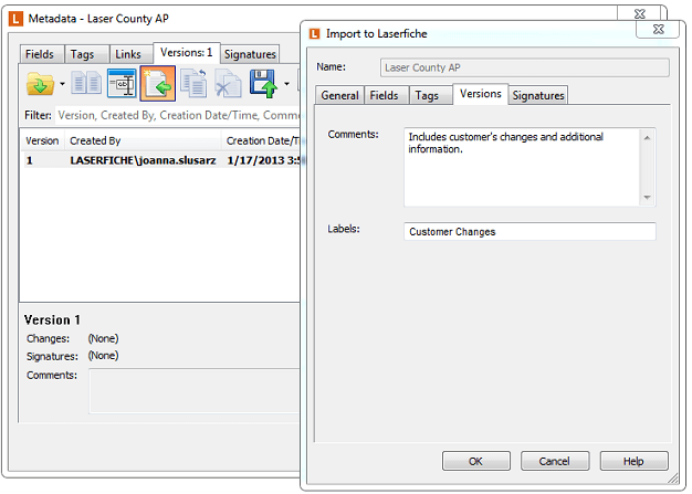 Import the Document