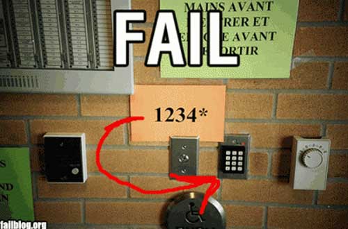 security fail