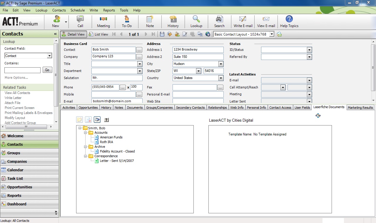 ACT! Integration by CDI Screenshot 0
