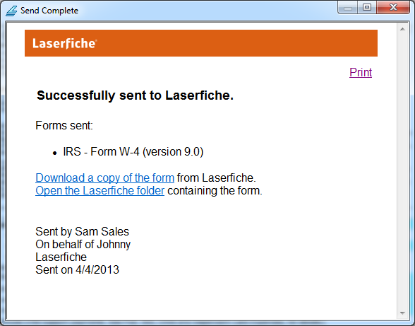 Laserfiche Integration with Laser App® Screenshot 1