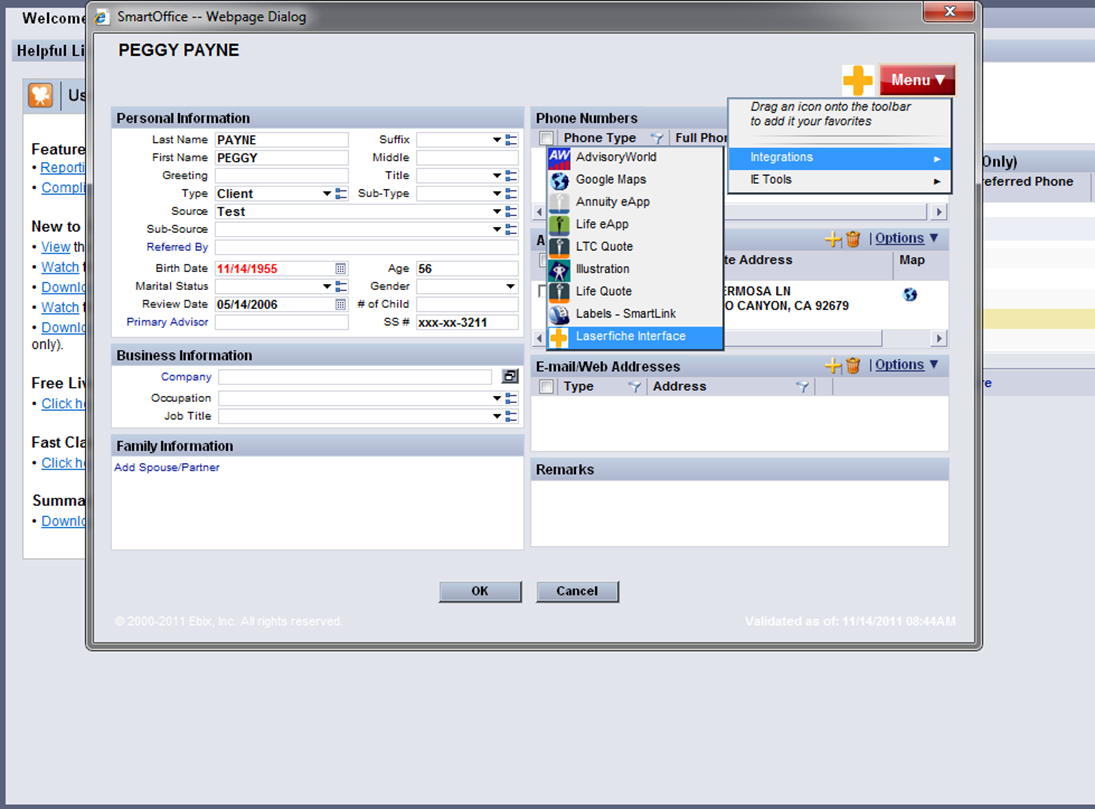 Ebix SmartOffice® Integration by CDI Screenshot 0