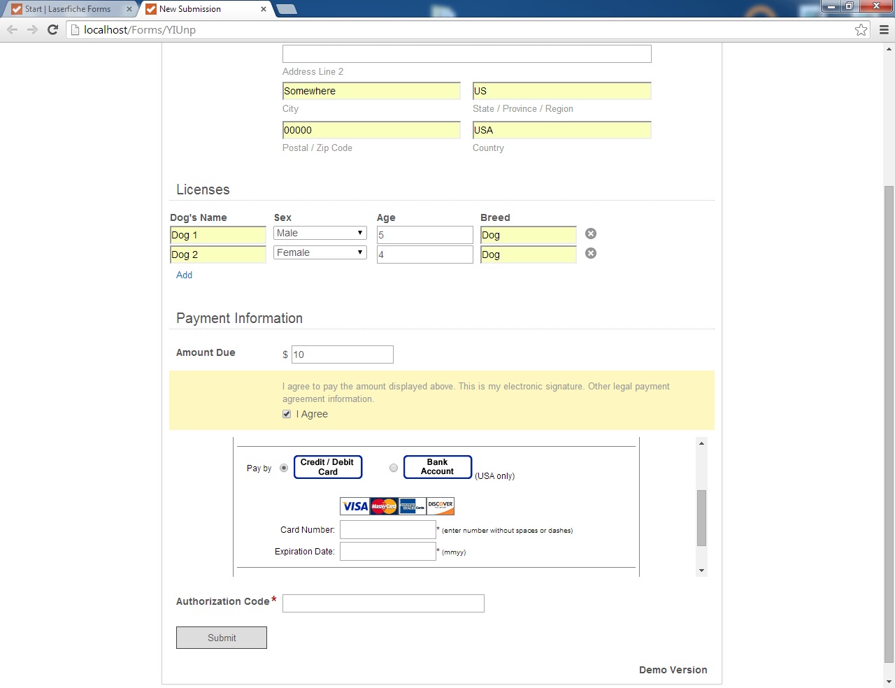 Forms Payment Integration by CDI Screenshot 0
