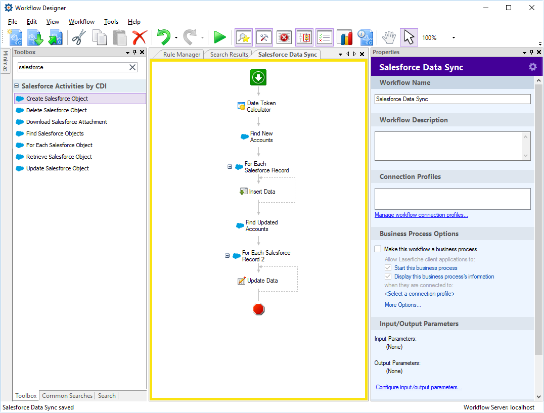 Salesforce® Integration with Workflow Activities by CDI Screenshot 0