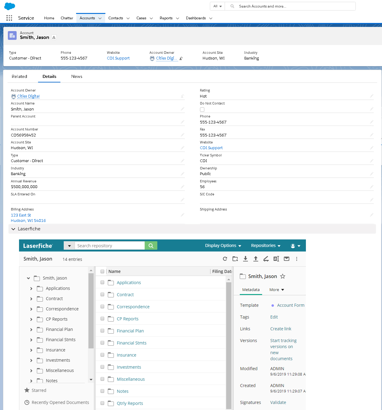 Salesforce® Integration with Workflow Activities by CDI Screenshot 1