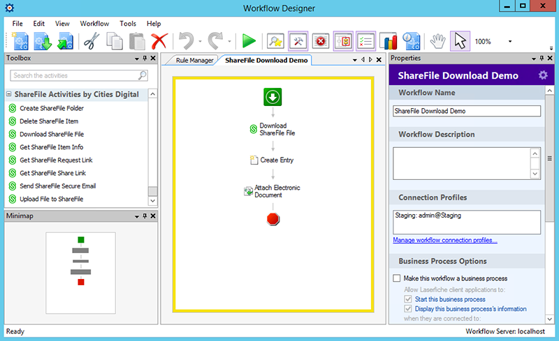 ShareFile Integration with Workflow Activities by CDI Screenshot 0