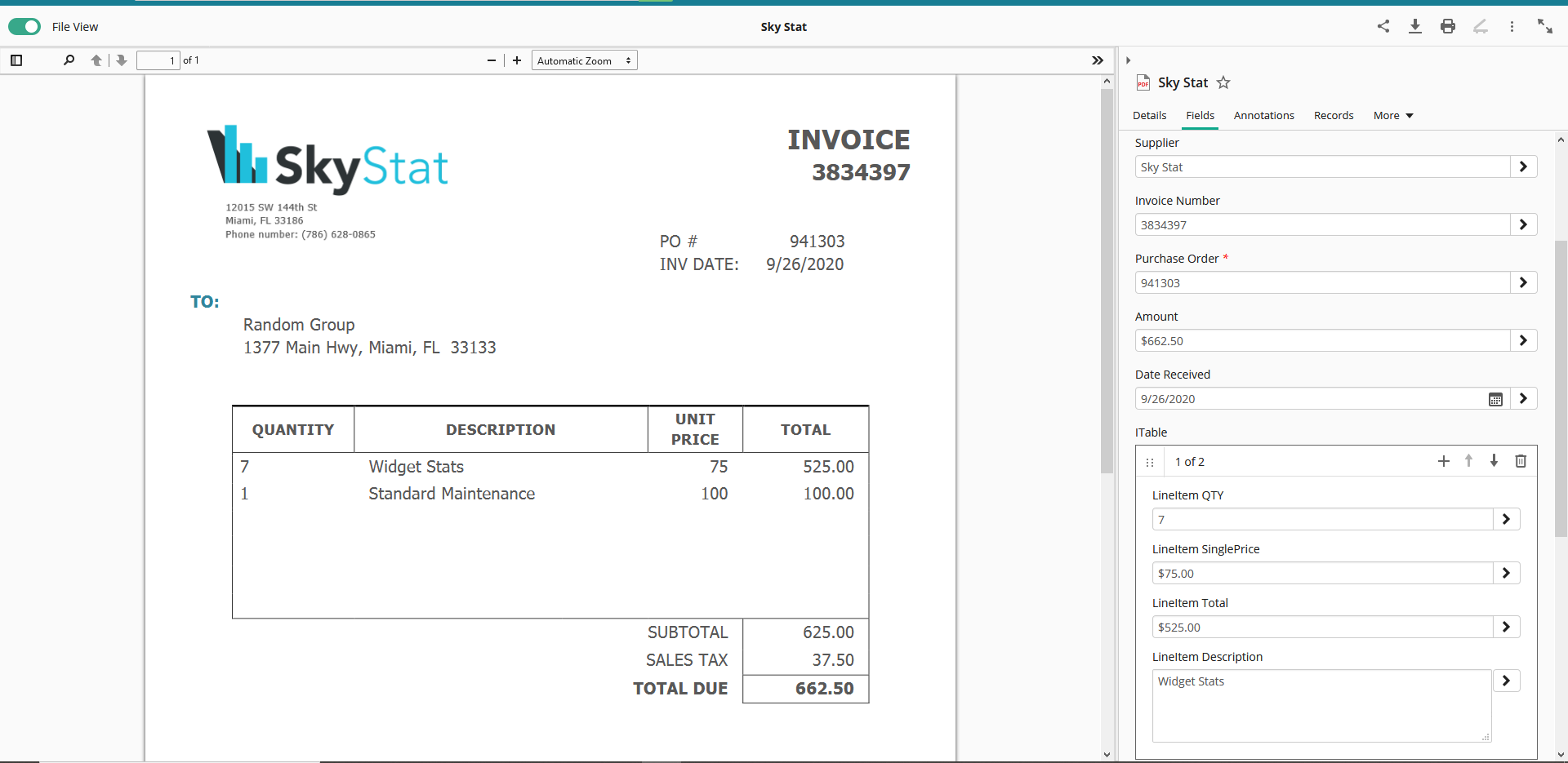 Intelligent Document Capture From IRISXtract Screenshot 3