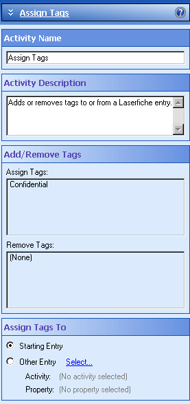 Assign Tags