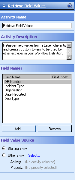 Retrieve Field Values