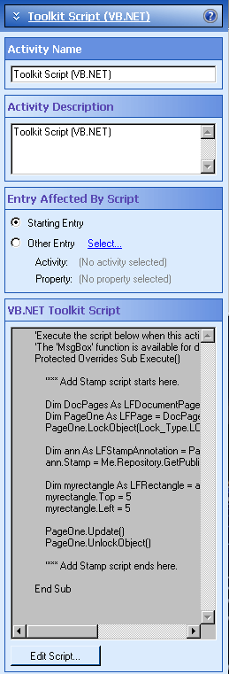 Toolkit Script