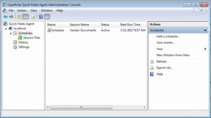 Laserfiche Quick Fields Agent.