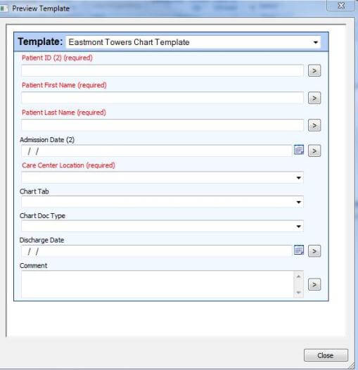 chart template