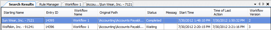 “Invoices – Incoming” Folder
