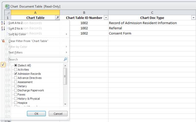 dynamics fields drop-down menue