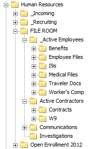 Active Employee Folders<br /> 