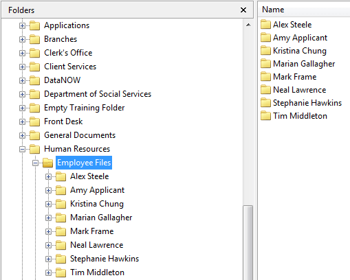 Employee Folder