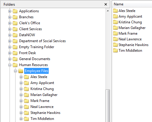 Employee Folder
