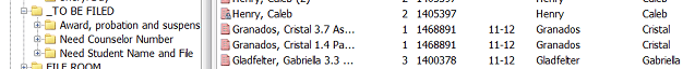 To Be Filed Folder
