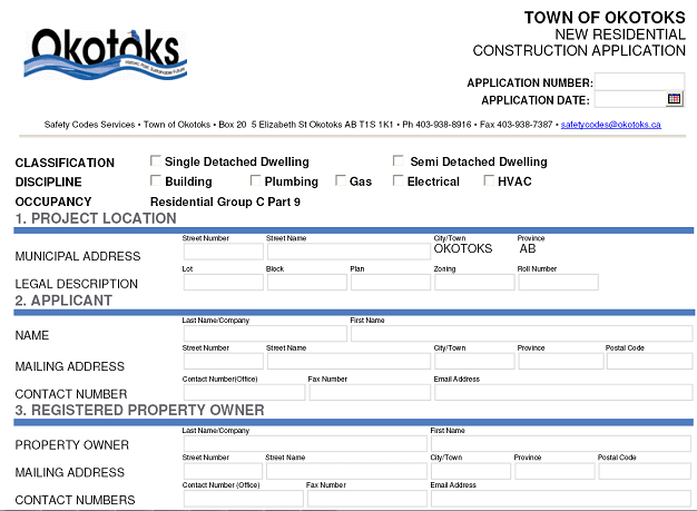 Okotoks Safety Codes Department