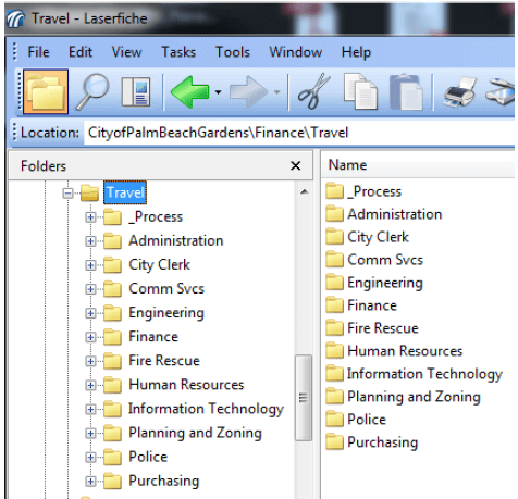 Travel Folder 