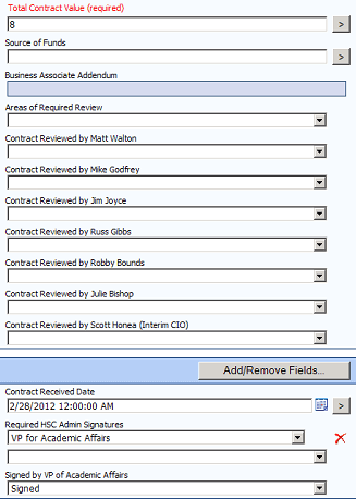 Total Contract Value
