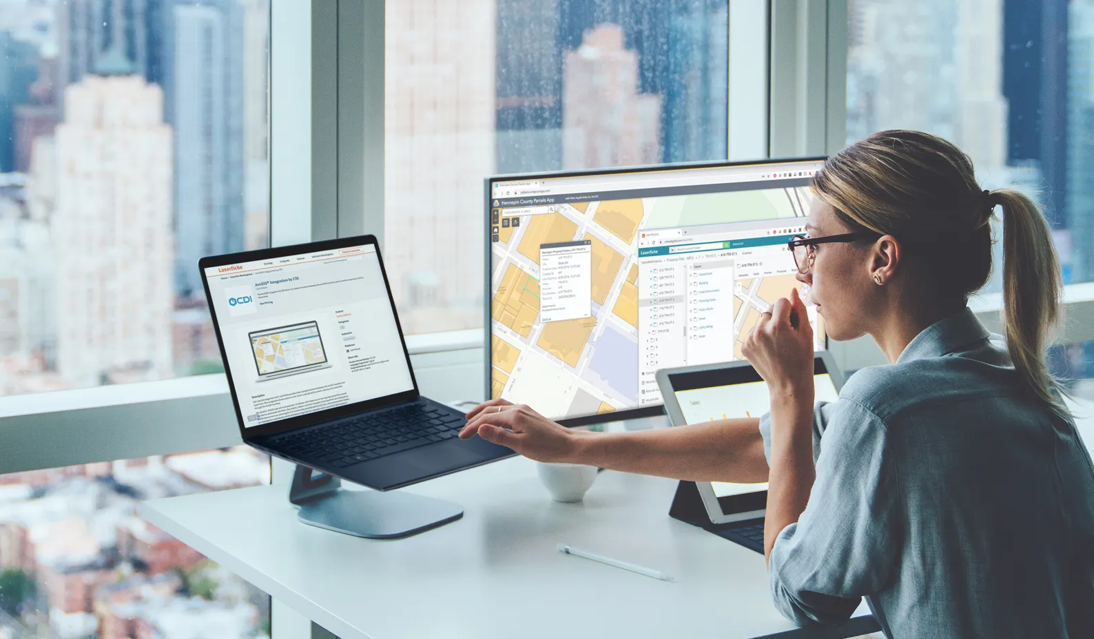 Laserfiche System with ArcGIS