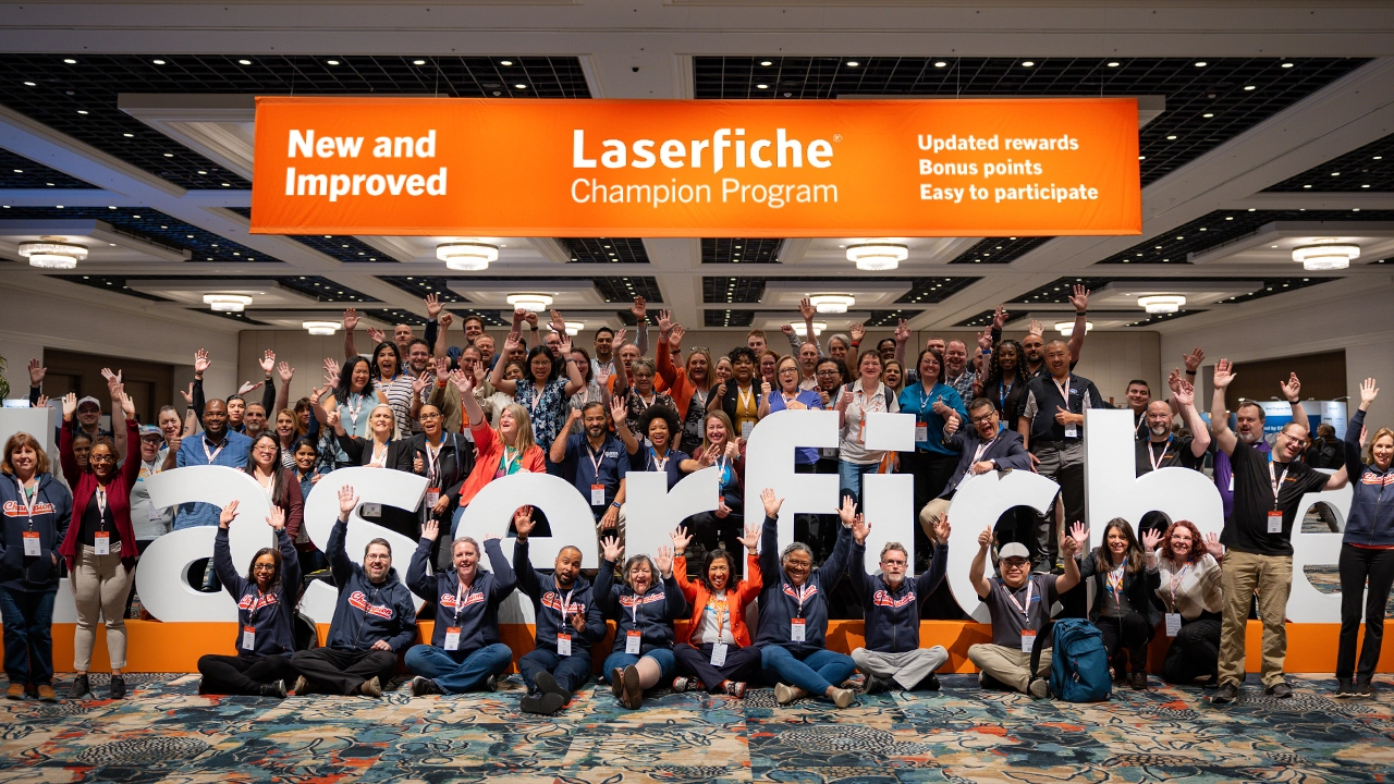 New and improved Laserfiche Champion Program