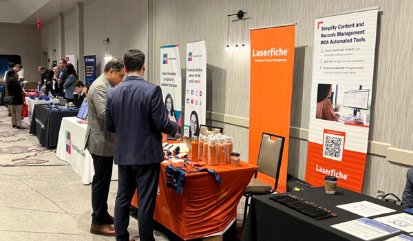 Laserfiche conference booth