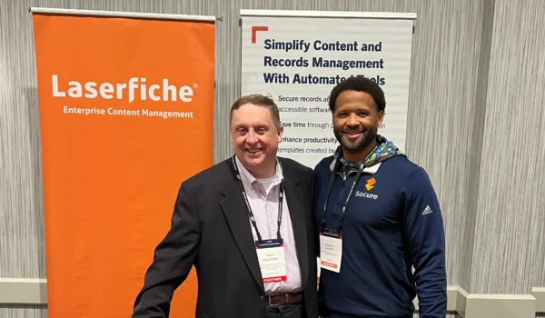 Andy and Brandon at the event