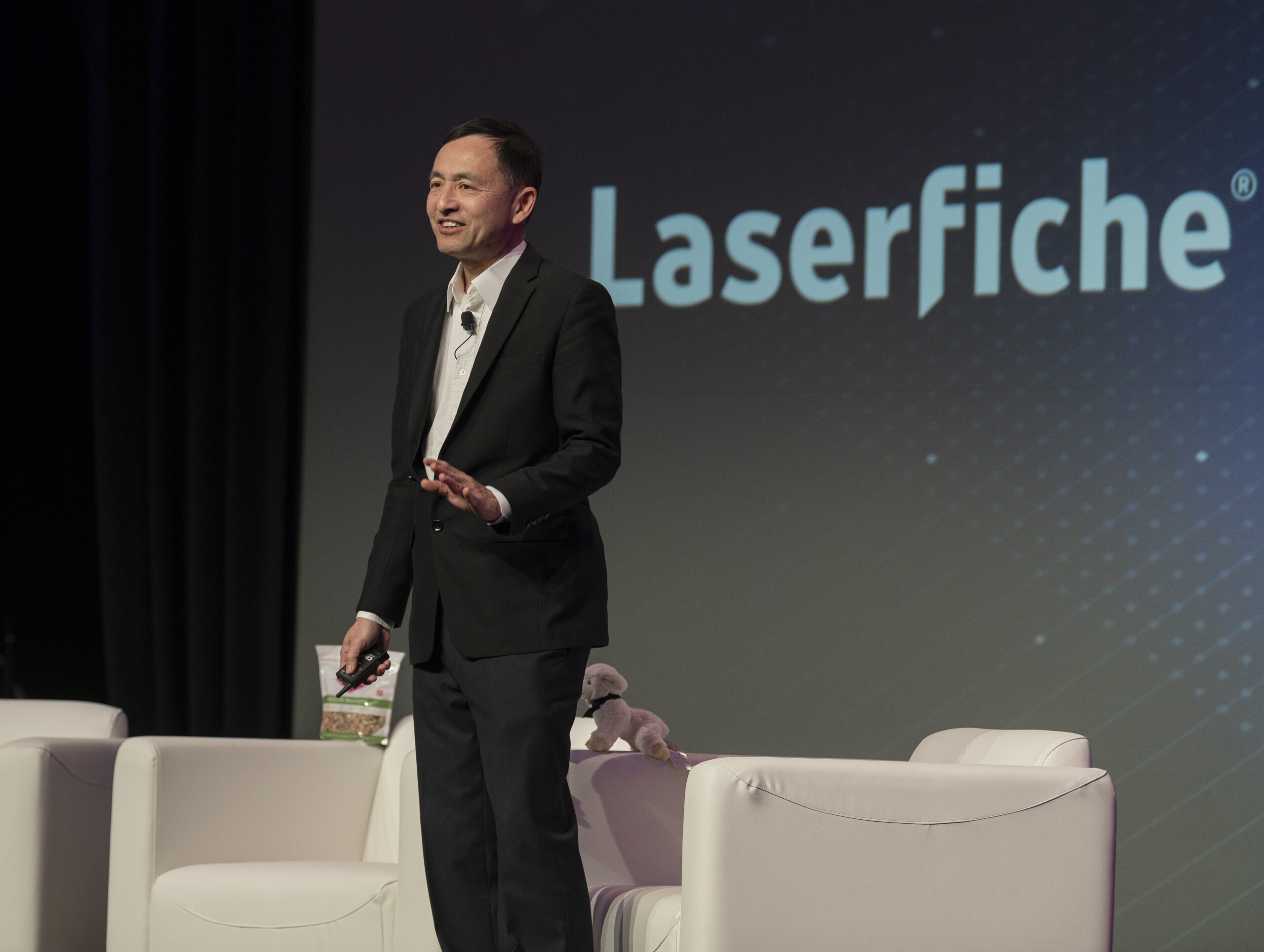 Karl Chan on stage at Empower 2026